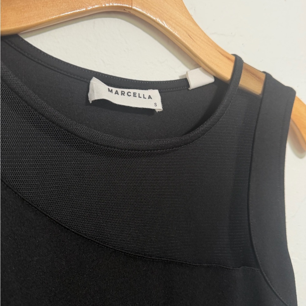 MARCELLA Black Sleeveless Maxi Dress